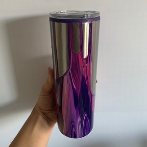 Customized tumbler (Purple Haze)